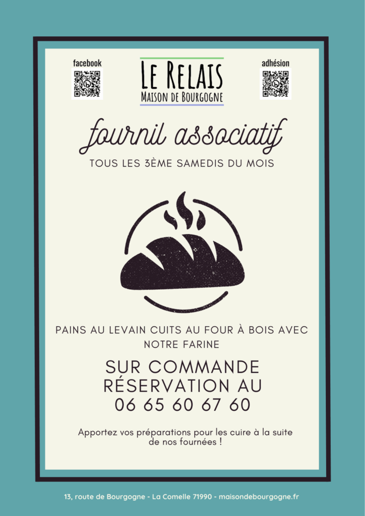 Atelier pain et boulangerie au Relais Maison de bourgogne